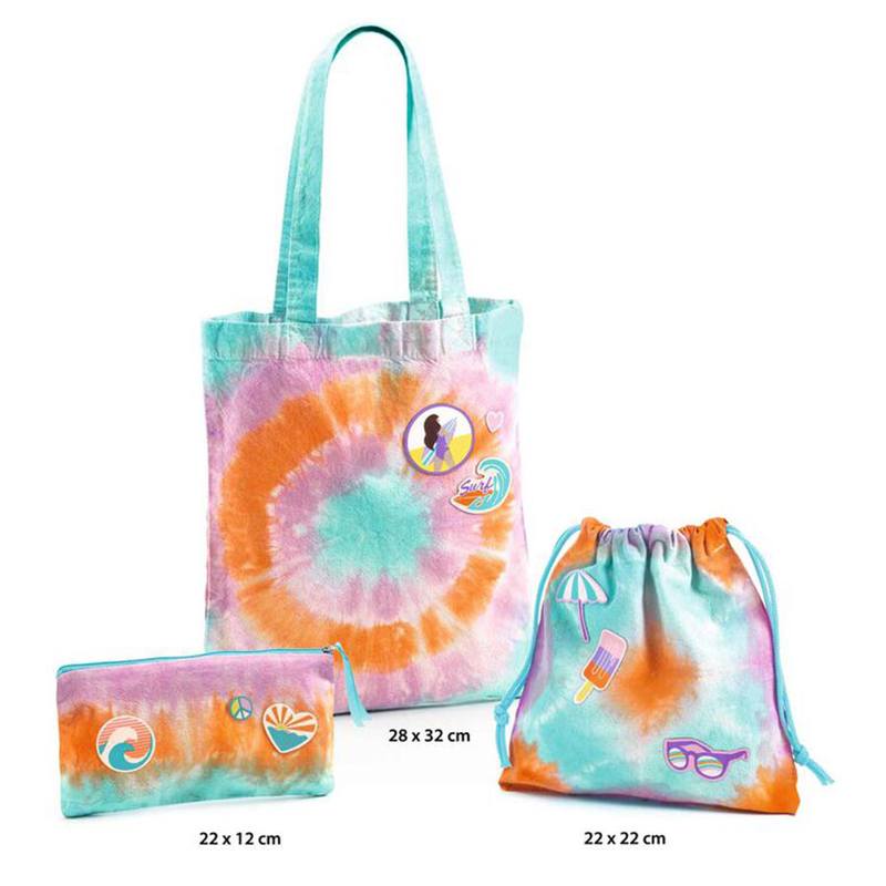 Djeco Diy Bolsa, Saquinho e Estojo Tie Dye - Imagem 1