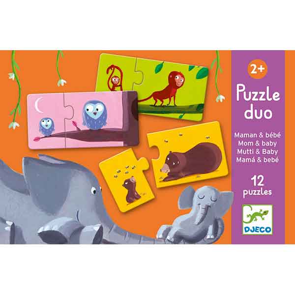 Djeco Puzzle Parella Mare amb Cadell - Imatge 1