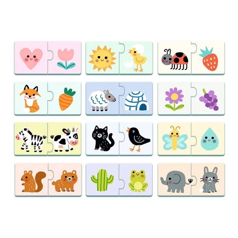 Djeco Puzzle Duo Cores - Imagem 2