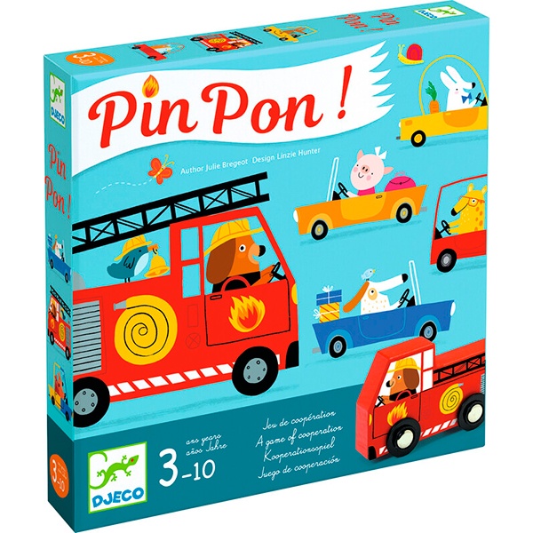 Djeco Juego de Cooperación Pin Pon - Imagen 1