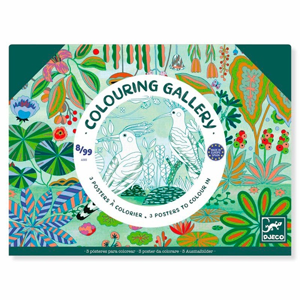 Djeco Colouring Gallery Wilderness - Imagen 1
