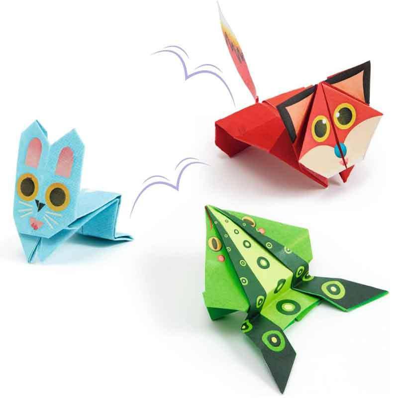 Djeco Origami Animais Saltitantes - Imagem 1
