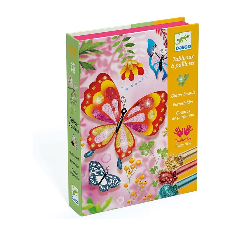 Djeco Quadros Purpurina Borboletas