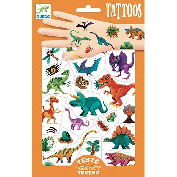 Djeco Pack Tattoos Dino Club - Imagem 1