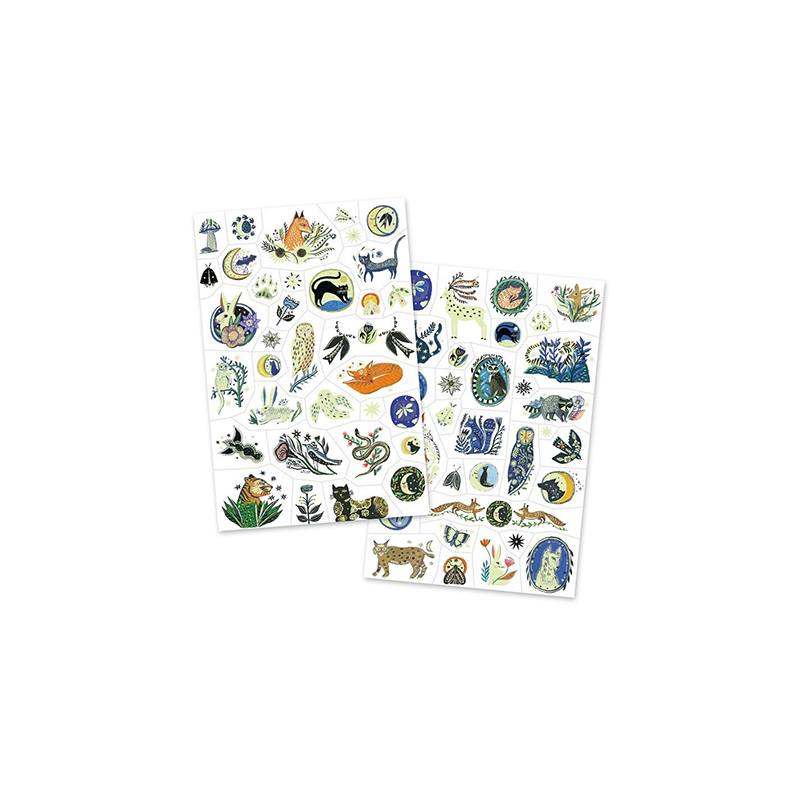 Djeco Tattoos Reflexos Da Noite - Imagem 1