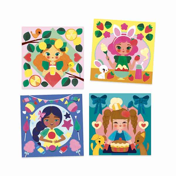 Djeco Cartões de Colorir Meninas - Imagem 2