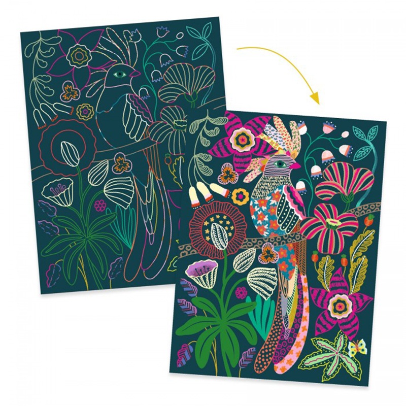 Djeco Folhas de Rascunho Rococó - Imagem 1