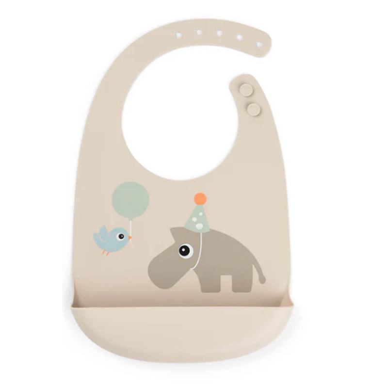 Done By Deer Babero de silicona - Celebración - Arena