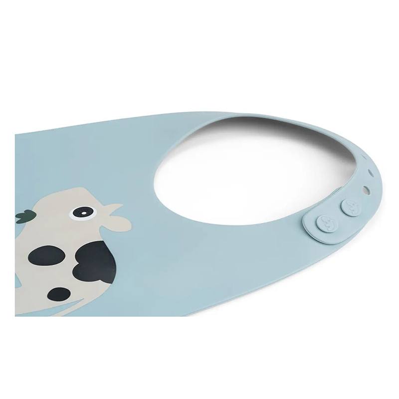 Babero Silicona Dotti Azul Done By Deer - Imagen 1