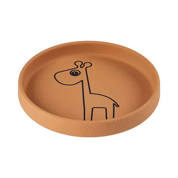 Plato Silicona Raffi Mostaza