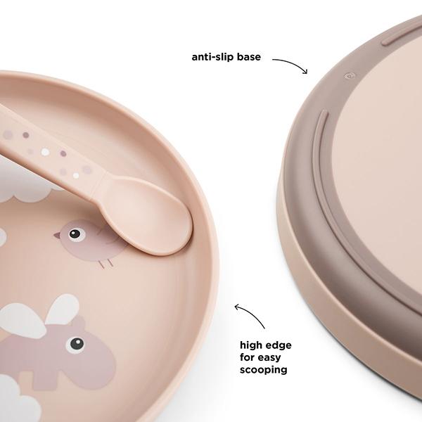 Prato Happy Clouds Rosa Done by Deer - Imagem 2