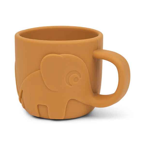 Taza Silicona Elphee Mostaza