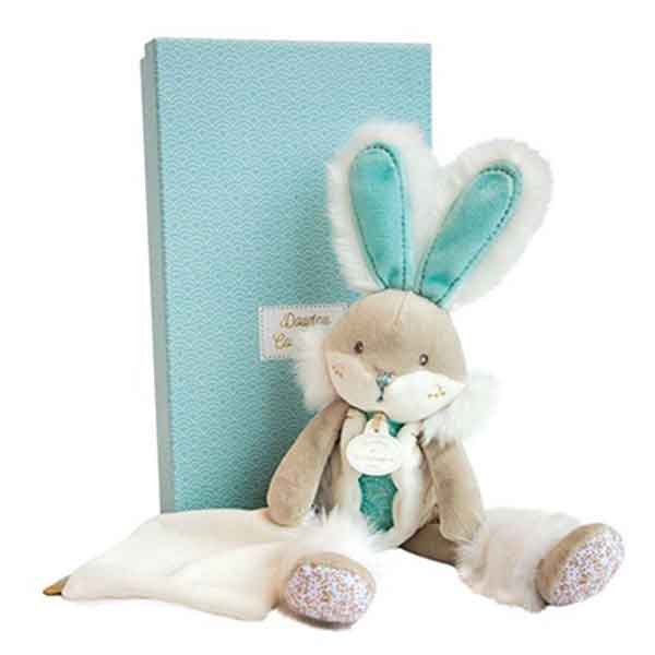 Peluix Conill Blau Doudou amb Caixa 31cm - Imatge 1