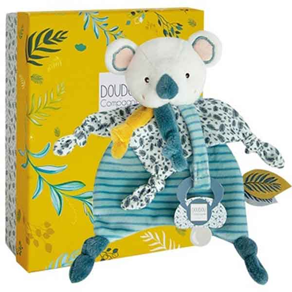 Peluche Doudou Koala Clip Chupeta com Caixa 20cm - Imagem 1