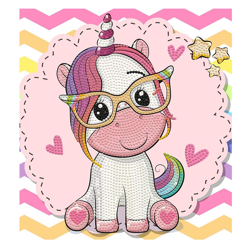 Diamond Dotz Dotzies Unicórnio - Imagem 1