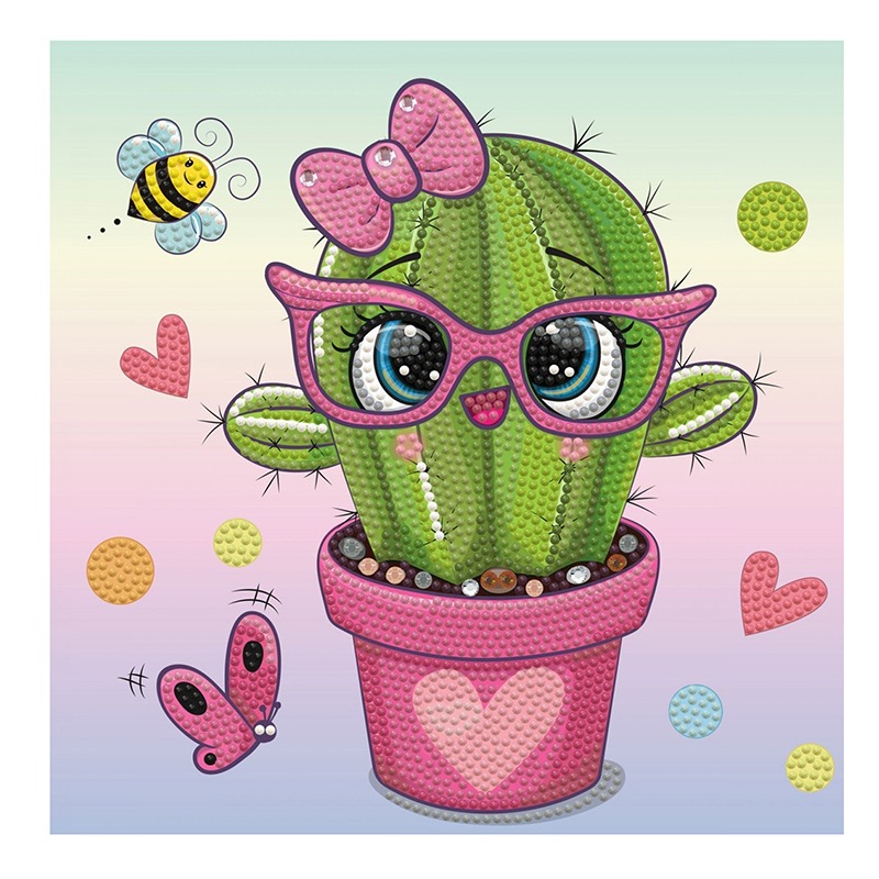 Diamond Dotz Dotzies Cactus Rosa - Imagem 2