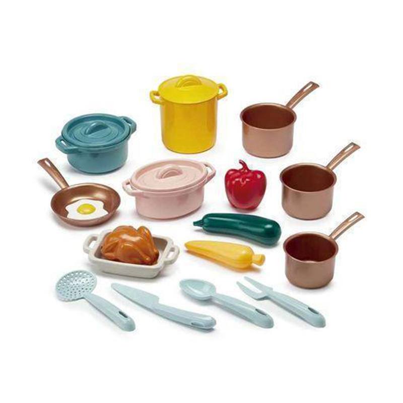 Set 20 Accesorios de Cocina Vert Azur Ecoiffier