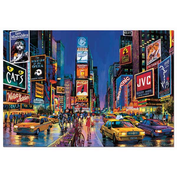 Puzzle 1000p Times Square Neón - Imatge 1