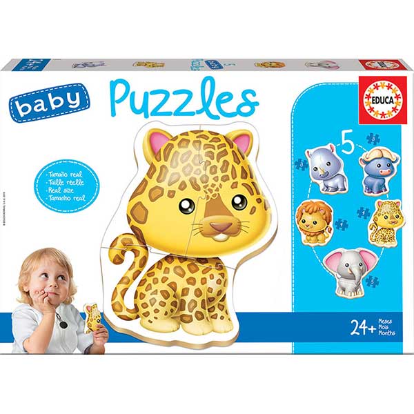 Baby Puzzles Animalitos Salvajes - Imagen 1
