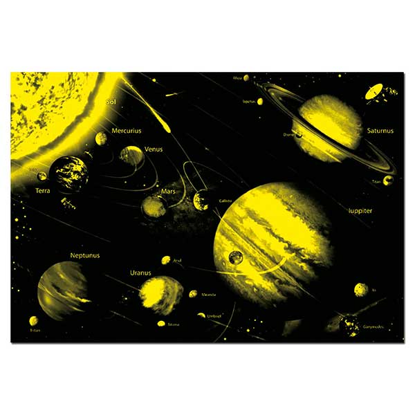Puzzle 1000p Sistema Solar Neón - Imagen 2