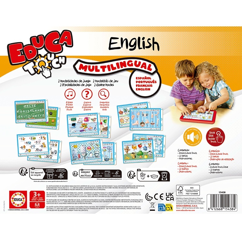 Juego Educa Touch Junior Aprendo Inglés - Imagen 4