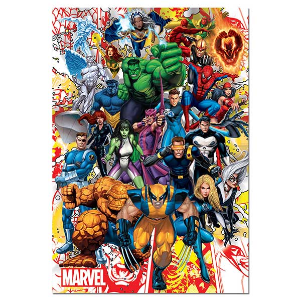 Puzzle 500p Héroes Marvel - Imagen 1