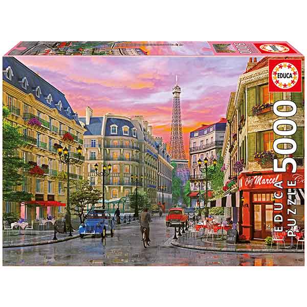 Puzzle 5000p Rue Paris D.Davison - Imagen 1