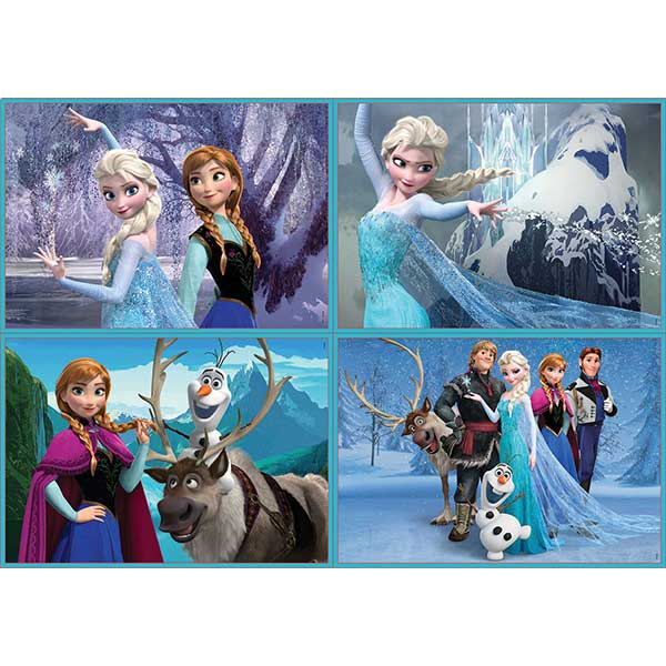 Multipack 4 Puzzles Frozen - Imatge 1