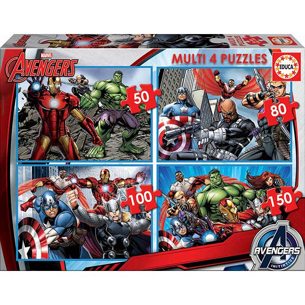 Multi 4 Puzzles Ultimate Avengers