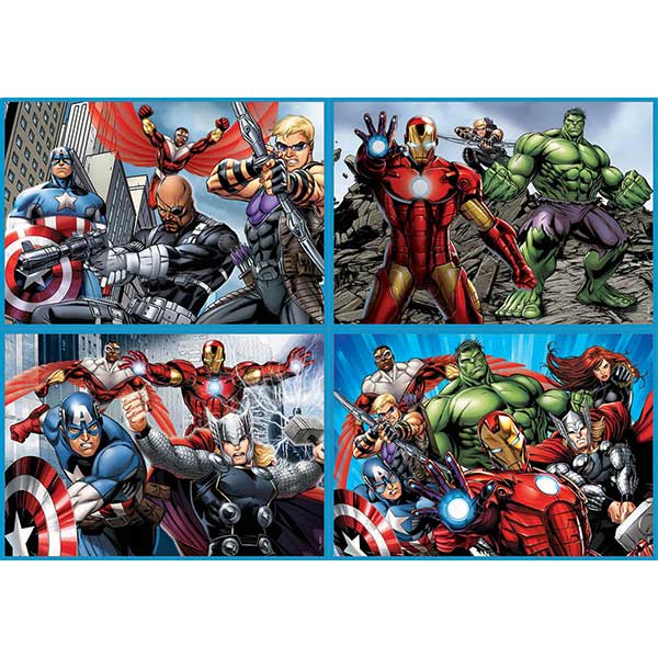 Os Vingadores Multi 4 Puzzles Ultimate Avengers - Imagem 1