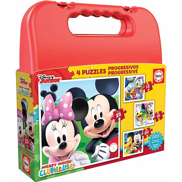 Maleta Puzzle 12-16-20-25 Mickey - Imatge 1