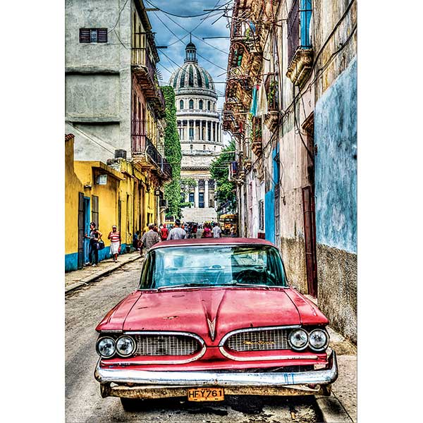 Puzzle 1000p Coche en La Habana - Imatge 1