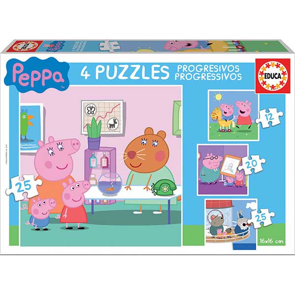 Puzzle 12-16-20-25 Peppa Pig
