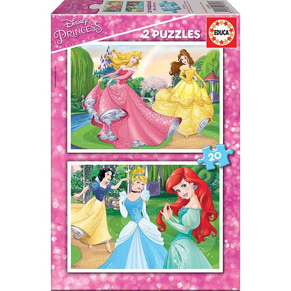 Puzzle 2x20 Princesas Disney - Imagen 1