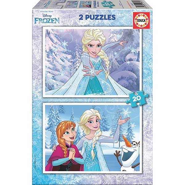 Puzzle 2x20 Frozen - Imatge 1