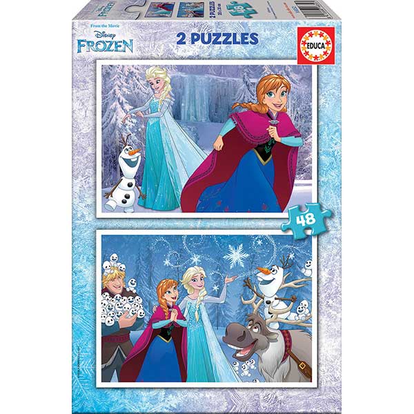 Frozen Puzzle 2X48P - Imagem 1