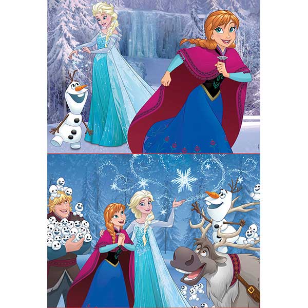 Puzzle 2x48 Frozen - Imatge 1