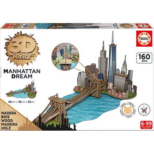 Puzzle 3D Manhattan Dream - Imagen 1