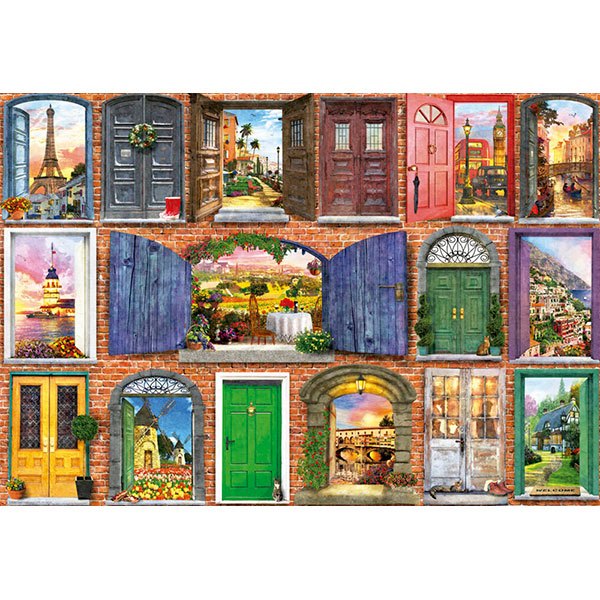 Puzzle 1500p Puertas de Europa - Imagen 1