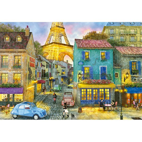 Puzzle 1500p Calles de París - Imagen 1