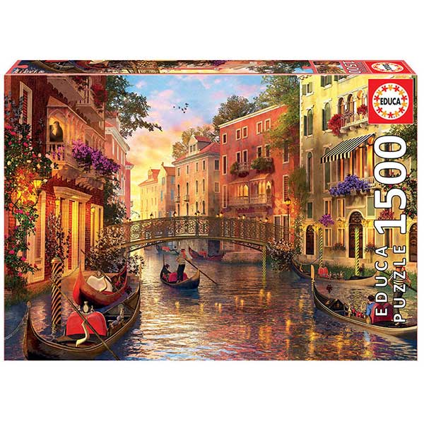 Puzzle 1500p Veneza - Imagem 1