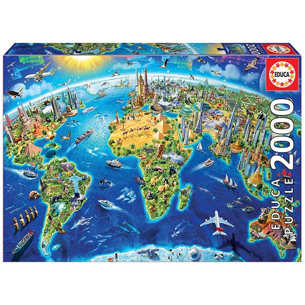 Puzzle 2000p Símbolos del Mundo - Imagen 1