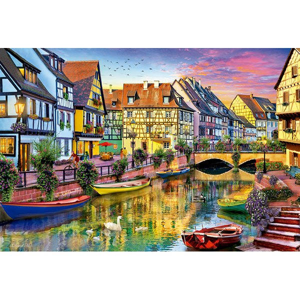 Puzzle 4000p Canal de Colmar - Imagen 1