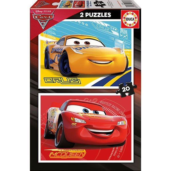 Puzzle 2x20 Cars 3 - Imagen 1