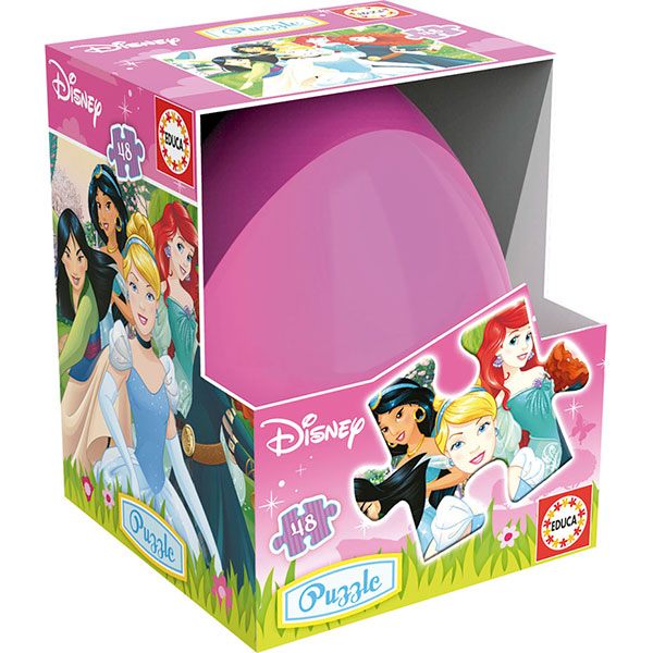 Puzzle Huevo 48p Princesas Disney - Imagen 1