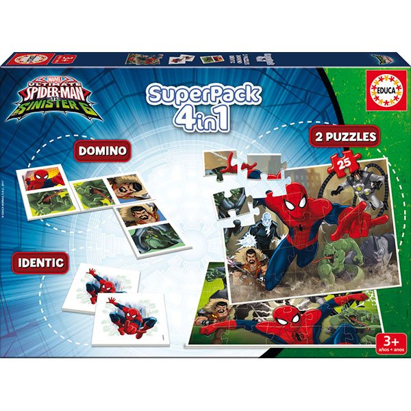 Superpack 4en1 Spider-man - Imagen 1