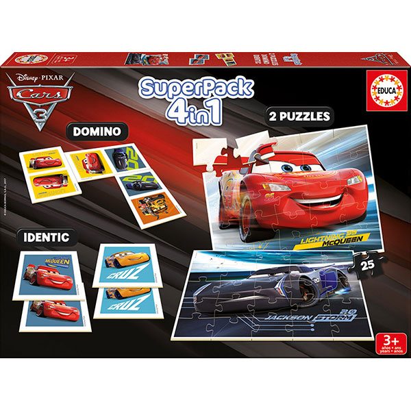 Superpack Juegos 4en1 Cars 3 - Imagen 1