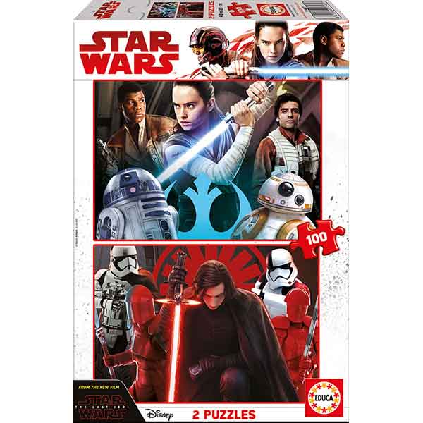 Puzzle 2x100 Star Wars Ep. VIII - Imagen 1