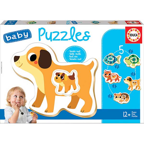 Baby Puzzle Animalitos Domésticos - Imagen 1