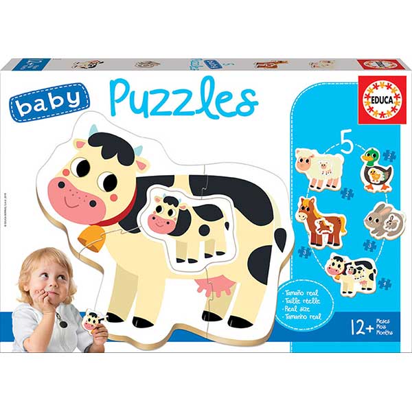 Baby Puzzles Animales de la Granja - Imagen 1